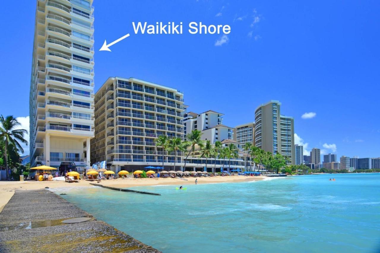 Waikiki Shore #1412 Гонолулу Экстерьер фото